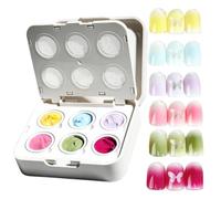 Patting Gel - 8ml Gradient Manicure Paint, Color, Nail Gel Paints, Professional Blending Cream, Salon Art Design | UV LED