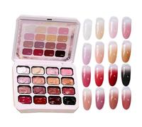 Patting Gel - Pat Gels For Nails, 16-Color Manicure Supplies, Gradient Patting Nail Gel | For Beginners Professionals Women Girls Ladies Wives Mothers Brides Art Students Craft Enthusiasts Home