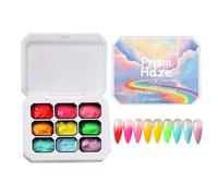 Patting Gel - Pigmented Viscous Lacquer, Cosmetic Polymer Solution, Synthetic Resin Enamel Glossy Salon Fluid | Durable Manicure Compound for Women Girlfriend Beginner Wife Traveling Beauty Birthdays