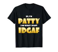 Patty Joke Idgaf Meme Cute Halloween Costume For Patricia Camiseta