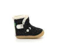 Kickers Botas de piel con pelo sintético So Windy, suela flexible. Talla 20. Color Azul