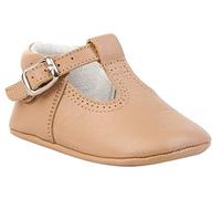 Patucos Pepitos para Bebé Todo Piel, mod.247. Calzado infantil Made in Spain, Garantia de calidad. (19, Camel)