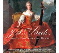 J.S. BACH: Sonatas for Viola da Gamba and Organ [CD de audio] Patxi Montero, Daniele Boccaccio and J.S. Bach