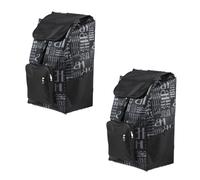 PAUANI 47L Bolsa De Repuesto For Carro - 1/2PCS Bolsas De La Compra Reutilizables, Bolsa De Almacenamiento De Tela Oxford Impermeable, Bolsa De Compras, Bolsa De Repuesto For Carrito De Compras(2A)