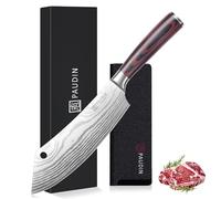 PAUDIN cuchilla cuchillo japonés 20cm Cuchillo de cocina como cuchillo deshuesador Cuchillo de cocina de acero inoxidable de Hoja de cuchillo con mango ergonómico de madera