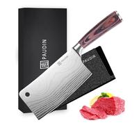 PAUDIN cuchillo de chef 20 cm cuchillo de chef cuchillo de cocina profesional de acero inoxidable de alto carbono alemán afilado super duro mango ergonómico duradero