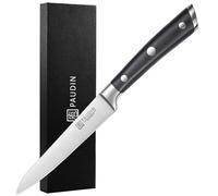 PAUDIN cuchillo multiusos 12 cm cuchillo de cocina profesional como cuchillo para pelar cuchillo de chef cuchillo de fruta de acero inoxidable alemán de alto carbono mango ergonómico afilado