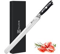 PAUDIN Cuchillo para Jamón 30cm, Cuchillo de Corte, Hoja Profesional de Cocina de Acero Inoxidable Alemán, Cuchillos de Chef Adecuados para Asados Ahumados, Pavo, Salmón, Pan