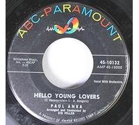 Paul Anka 45 RPM Hello young lovers / I love you in the same old way