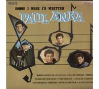 PAUL ANKA - SONGS I WISH I'D WRITTEN LP (VINYL) UK RCA 1970