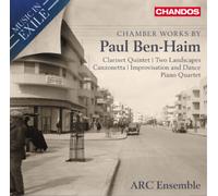 Paul Ben-Haim Chamber Works By Paul Ben-Haim (CD) Album (Importación USA)