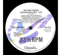 PAUL CARRACK - ONE GOOD REASON 7 INCH (7" VINYL 45) US CHRYSALIS 1987