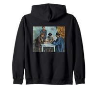 Paul Cezanne The Card Players Sudadera con Capucha