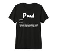 Paul Definition Personalized Name Custom Costume For Pauls Camiseta Premium