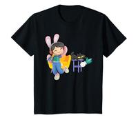 Paul Frank Bunny Girl Y Mika El Gato En Casa Niños Camiseta