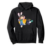 Paul Frank Bunny Girl Y Mika El Gato En Casa Sudadera con Capucha