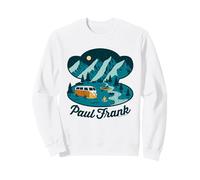 Paul Frank Camping Julius El Contorno de la Cabeza de Mono Sudadera