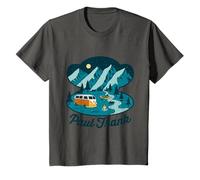 Paul Frank Camping Julius El Esquema de la Cabeza de Mono para niños Camiseta