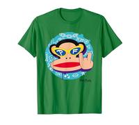 Paul Frank Cool Julius El Mono Diablo Cuernos Camiseta, Hombre, Verde Kelly, XXL