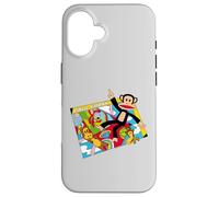 Paul Frank Julius Clancy Preocupación Oso & Bob Carcasa para iPhone 16