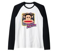 Paul Frank Julius La Cabeza de Mono Naturaleza Aventura Camiseta Manga Raglan