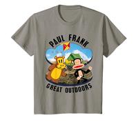 Paul Frank Julius Monkey & Worry Bear Great Outdoors Kids Camiseta