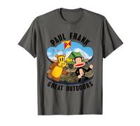 Paul Frank Julius Monkey & Worry Bear The Great Outdoors Camiseta