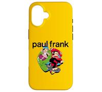 Paul Frank Julius y Bunny Girl patinando Carcasa para iPhone 16
