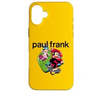 Paul Frank Julius y Bunny Girl patinando Carcasa para iPhone 16 Plus