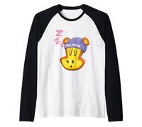 Paul Frank Preocupación Oso Durmiendo Camiseta Manga Raglan