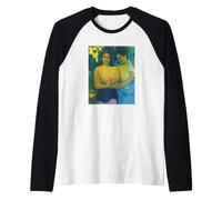Paul Gauguin - #2 Dos Mujeres tahitianas Camiseta Manga Raglan