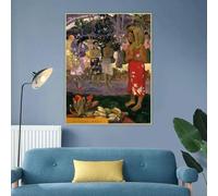 Paul Gauguin "Ave María. Ave María". Impresión clásica en lienzo, pintura, obra de arte, imagen para pared, decoración del hogar (40 x 50 cm, sin marco).