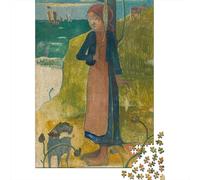 Paul Gauguin Rompecabezas De Madera 3D 1000 Piezas, Imposible Puzzle Pinturaarte, Rompecabezas Cuadros Famosos del Mundo, 1000 Piece Jigsaw Puzzles para Adultos Y Adolescente, Decoración del Hogar