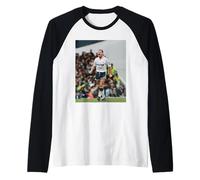 Paul Gazza Gascoigne Tottenham Hotspur Notts County Football Camiseta Manga Raglan