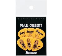 Paul Gilbert Signature Pick, Short Teardrop shape, Heavy (1.0mm), Polyacetal, Color: Yellow, 6-Pack