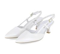 Paul Green 7992-119 - Zapatos de tacón para mujer, piel lisa, color blanco, talla 36, Blanco, 41 EU
