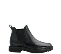 Paul Green Botas Chelsea para mujer 8258-018 en color negro lacado/cepillo, Negro , 39 EU