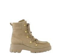 Paul Green Botas para mujer 8237-008 en piel rugosa beige, beige, 38.5 EU