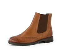 Paul Green Botines para mujer 8070-050 en piel lisa marrón, Marrón 05, 38.5 EU