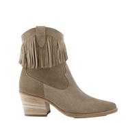 Paul Green Botines para mujer 8249-019 en piel rugosa marrón, marrón, 40 EU