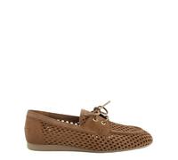Paul Green Donna - Zapatilla & Mocasín 1218-009 en marrón perforado/trenzado, marrón, 38.5 EU