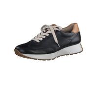 Paul Green M.Calf/W.Kid, Sneaker Mujer, Black/Cuoio, 38.5 EU