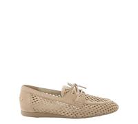 Paul Green Mocasín para mujer 1218-029 en beige perforado/trenzado, beige, 41 EU