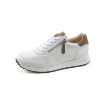 Paul Green Mujer Zapatillas, señora Zapatillas Bajas,Plantilla Desmontable,Zapatos Bajos,Zapatos de Calle,de Ocio,Deportivos,Weiß (White/Simba),38.5 EU / 5.5 UK