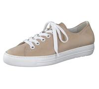 Paul Green Mujer Zapatos con Cordones 4704, señora Calzado cómodo Ancho: Normal (WMS),Cordones,Zapatos Bajos y cómodos,Beige (Black),38.5 EU / 5.5 UK