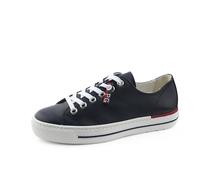 Paul Green Mujer Zapatos con Cordones 4760, señora Calzado cómodo Ancho: Normal (WMS),Cordones,Dunkelblau (Black),38 EU / 5 UK