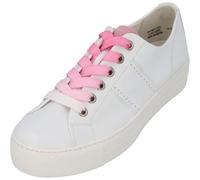PAUL GREEN S.Nappa/S.Suede, Sneakers Mujer, White/Candy, 37 EU