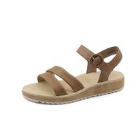 Paul Green Sandalia para mujer, sandalias de tiras para mujer, Marrón Medio 01x, 38 EU