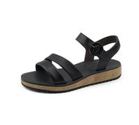Paul Green Sandalia para mujer, sandalias de tiras para mujer, Negro 02x, 37.5 EU