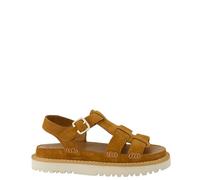 Paul Green Sandalias para mujer 6176-029 en piel rugosa, color marrón, marrón, 37 EU